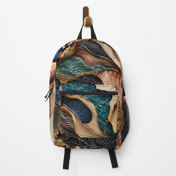 Item preview, Abstract Geode Marble Gold Vein Art designed and sold by Aureva Arts Shop.