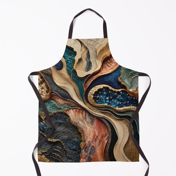 Item preview, Abstract Geode Marble Gold Vein Art designed and sold by Aureva Arts Shop.