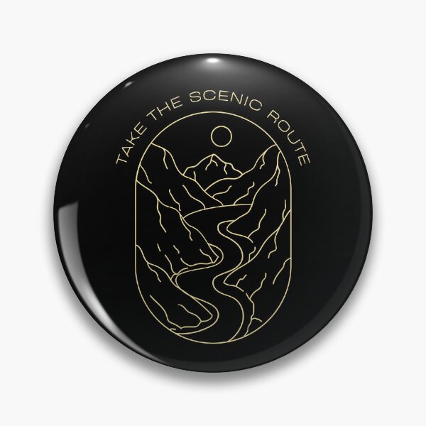 Item preview, Take the Scenic Route | Minimalist Mountain Road Adventure T-Shirt designed and sold by Lynn Creates.
