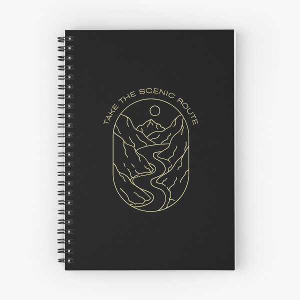 Item preview, Take the Scenic Route | Minimalist Mountain Road Adventure T-Shirt designed and sold by Lynn Creates.