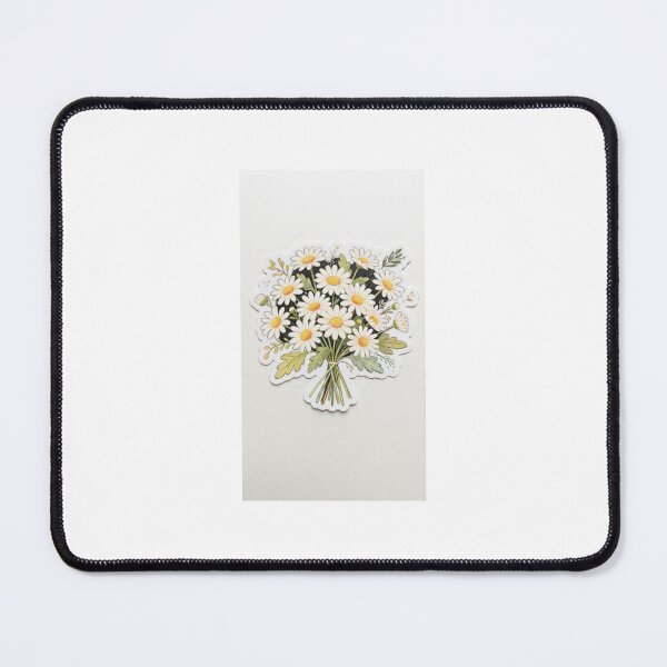 Item preview, Hand Drawn Daisy Flower Bouquet Cottagecore Art designed and sold by Japeran.
