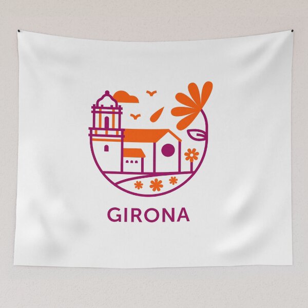Artikelvorschau, Girona, Spanien – Reiseziel – Touristisches Souvenir entworfen und verkauft von Simsimah26Parks.