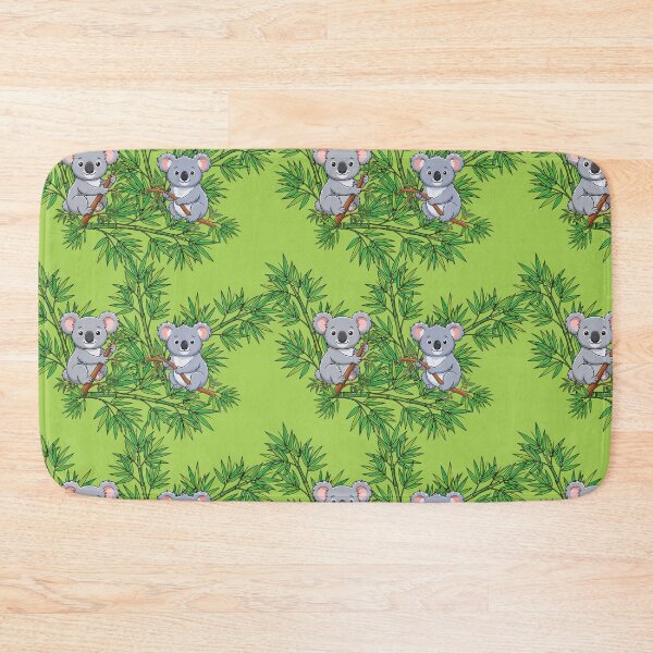 Item preview, Pattern with cute koalas in a bamboo forest designed and sold by AlicinaM.
