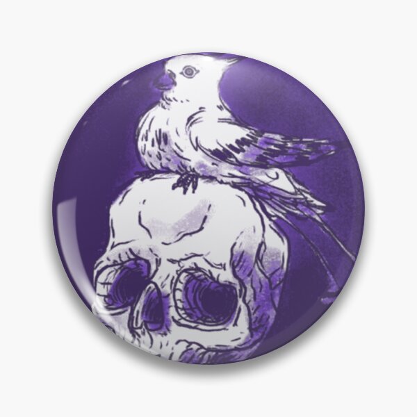 Item preview, Gothic Bird on Skull designed and sold by EldritchArty.