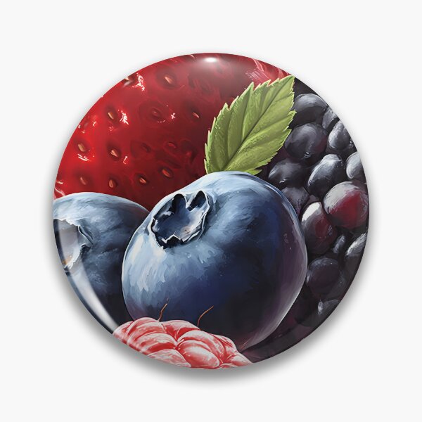 Item preview, Mixed Summer Berries Icon designed and sold by pumsquare.