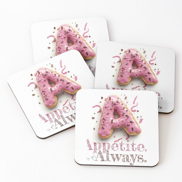 Item preview, Donut Alphabet Letter A - Appetite Always - Fun Food Typography designed and sold by sabantha.
