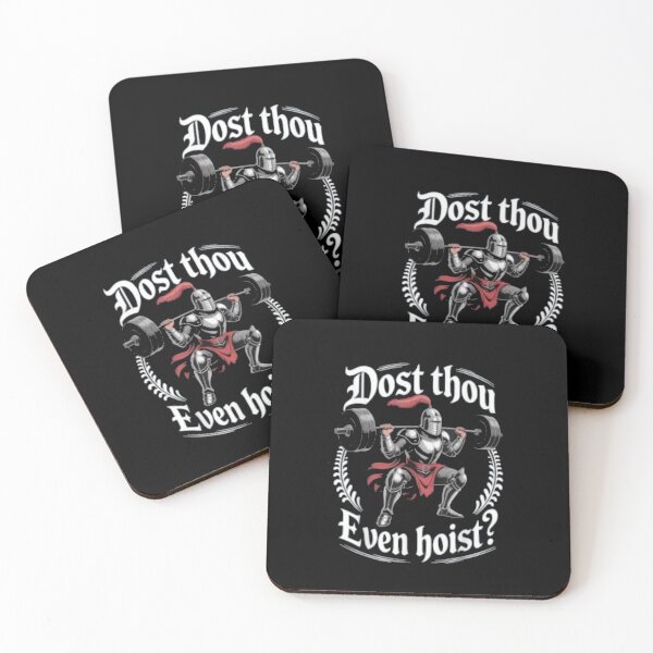 Item preview, Dost Thou Even Hoist? Knight Weightlifter Workout Gym designed and sold by Gbriel3.