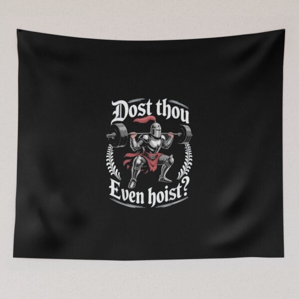 Item preview, Dost Thou Even Hoist? Knight Weightlifter Workout Gym designed and sold by Gbriel3.