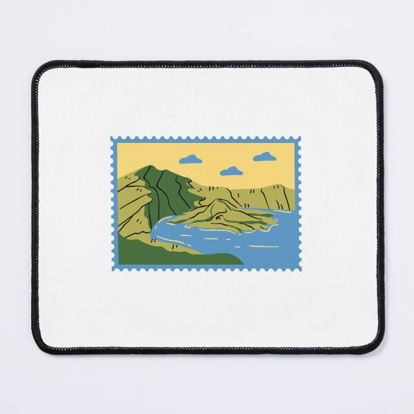Item preview, Mountain Lake Island Landscape Nature Travel Explorer Hiker designed and sold by Simsimah26Parks.