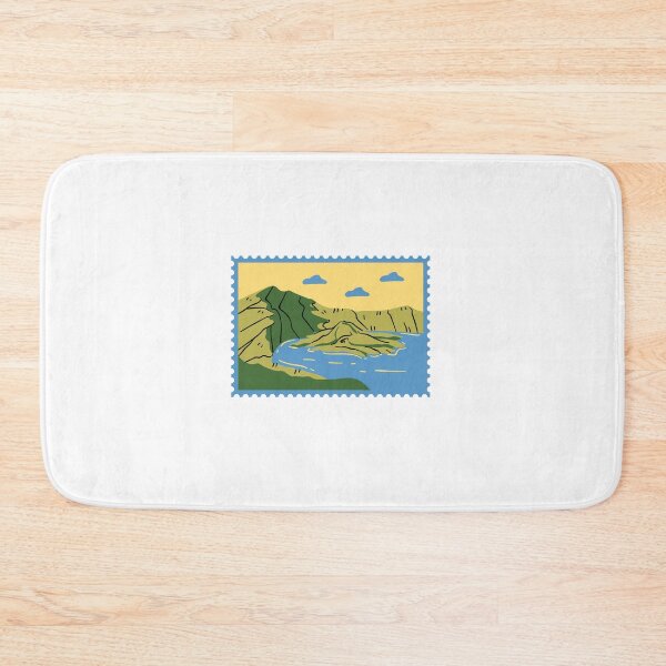 Item preview, Mountain Lake Island Landscape Nature Travel Explorer Hiker designed and sold by Simsimah26Parks.