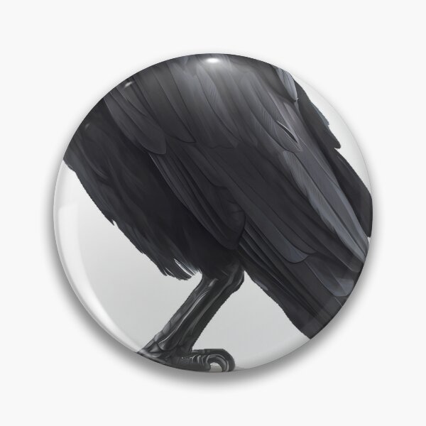 Item preview, Crow on Gothic Skull designed and sold by IllumeInk.