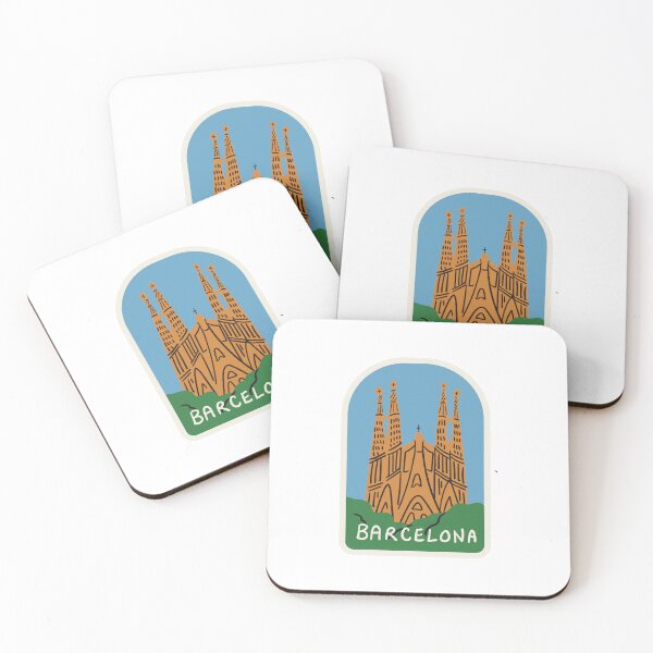 Aperçu de l'œuvre Barcelone Sagrada Familia Espagne Souvenir de voyage créée et vendue par Simsimah26Parks.