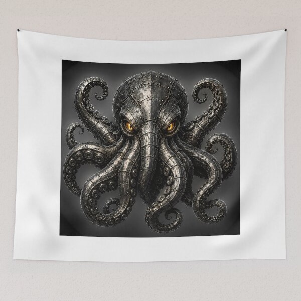 Item preview, Steel Octopus V3 – Industrial Metal Octopus | Steel Beast Mechanical Leviathan designed and sold by SteelCoat Studio.