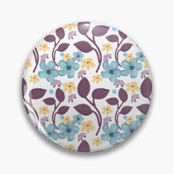 Item preview, Blue Flowers And Purple Leaves designed and sold by Trelvix-Dwaym.