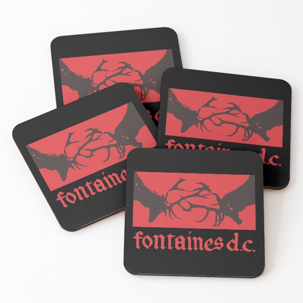 Item preview, Gothic Antlers Red Post Punk Band Art designed and sold by Carbunclesy.
