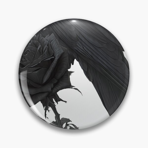 Item preview, Raven and Black Rose designed and sold by IllumeInk.