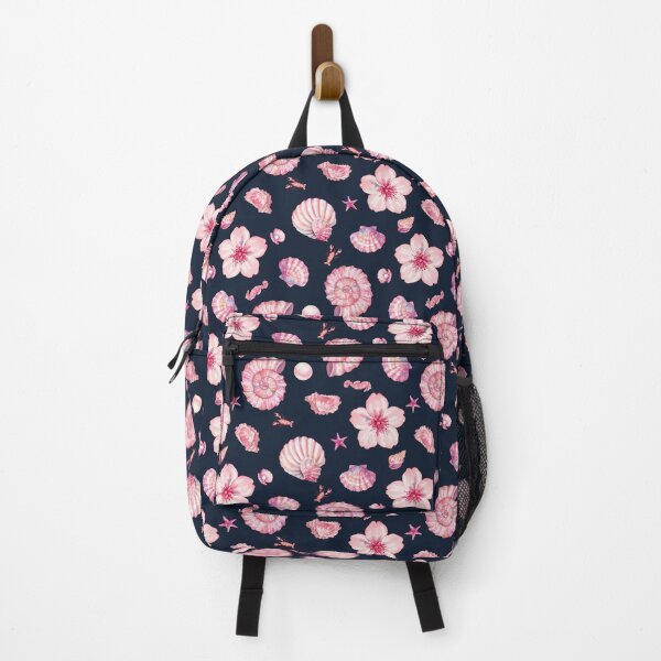 Item preview, Vintage Coastal Cherry Blossom Shells Pattern designed and sold by Chromaovo.