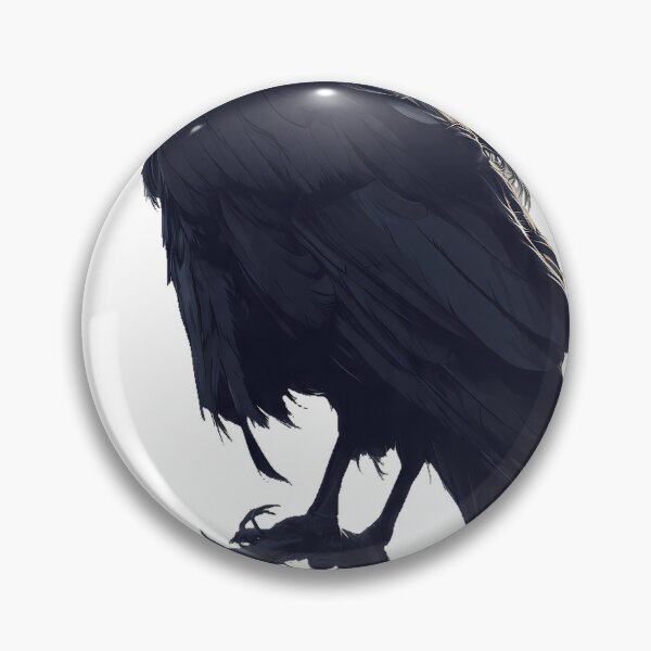 Item preview, Crow on Thorny Branch Full Moon designed and sold by IllumeInk.