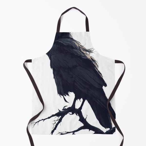 Item preview, Crow on Thorny Branch Full Moon designed and sold by IllumeInk.