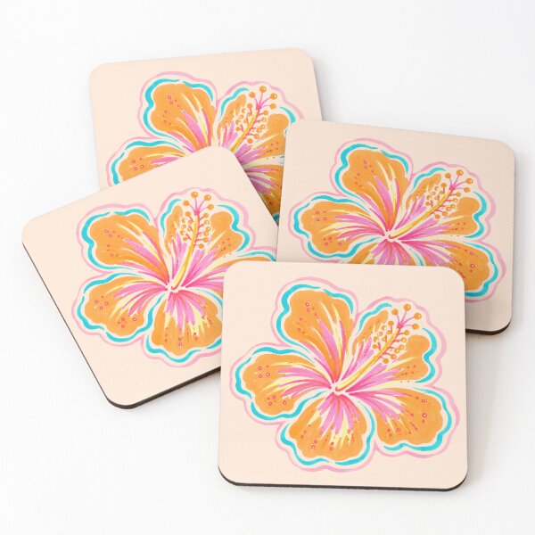 Item preview, Tropical Hibiscus Flower Illustration | Vibrant Floral Art | Colorful Hawaiian Bloom Design designed and sold by vitag.