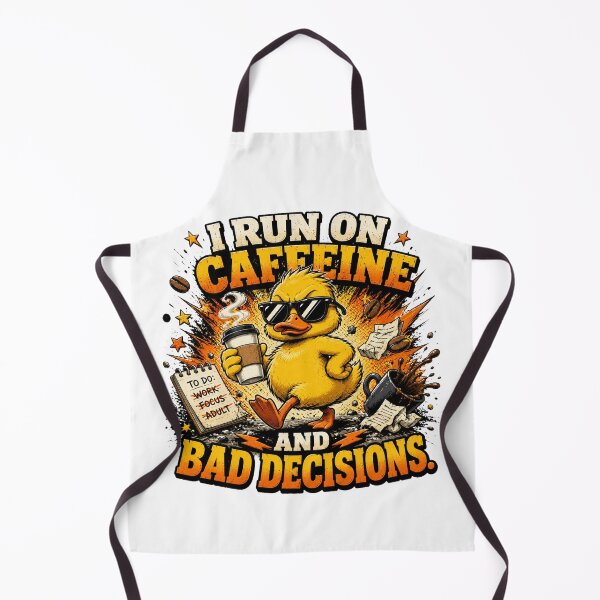 Item preview, I RUN ON CAFFEINE AND BAD DECISIONS designed and sold by Cavalier-org.