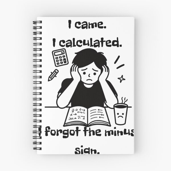 Item preview, Funny Maths Students designed and sold by GreyMothStudio.