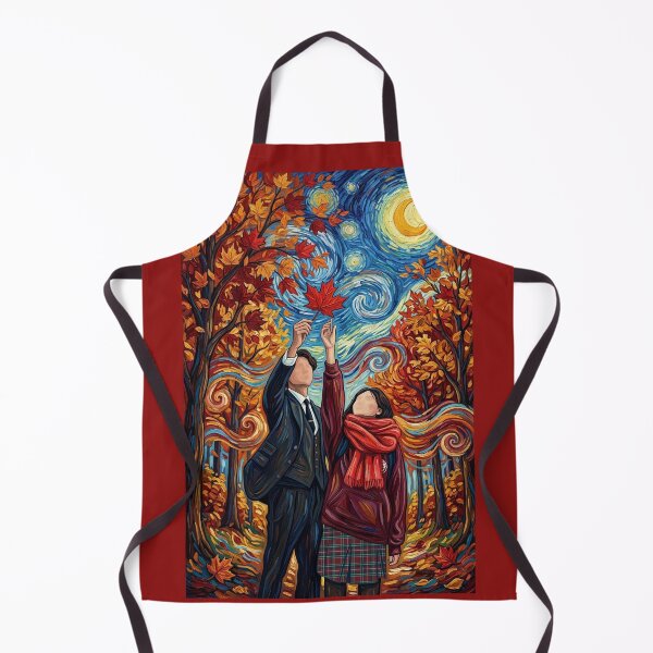 Item preview, Goblin Autumn Maple Leaf Starry Night Art designed and sold by HaruVibe-Studio.