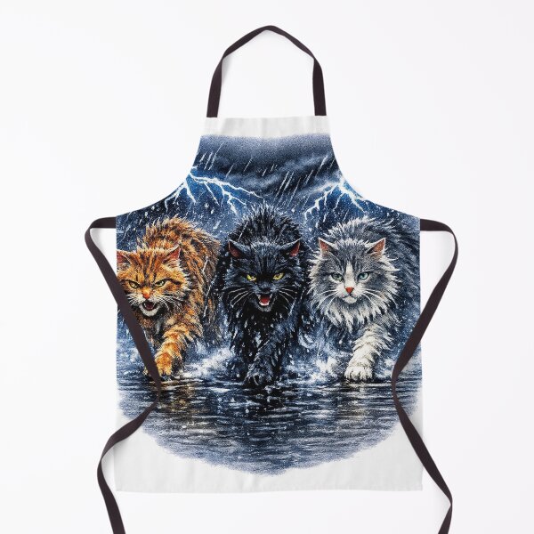 Item preview, Storm Walkers – Vintage 90s Cat Illustration designed and sold by VHSmeow.