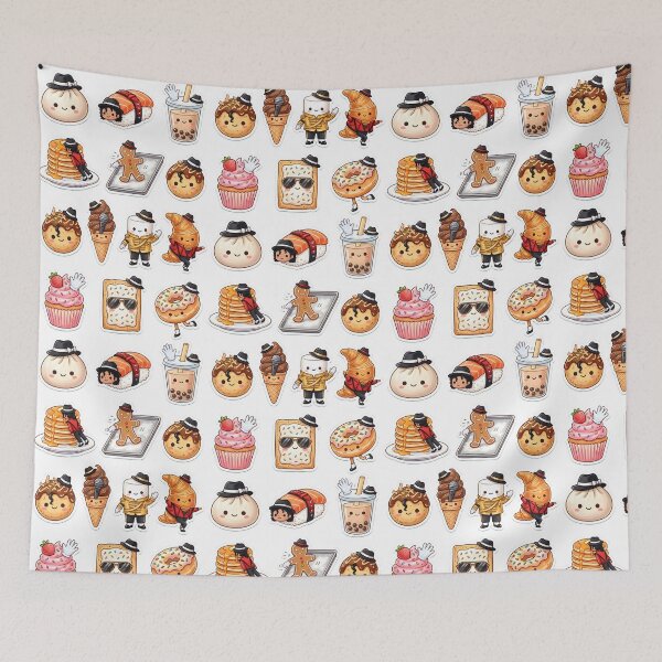 Item preview, Pop Icon Food Fusion Parodies - StickerPack designed and sold by Dhenin Studio.