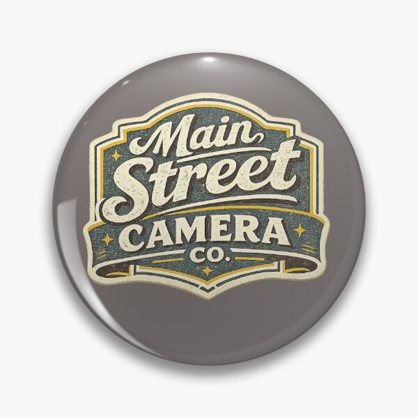 Item preview, Main Street Camera Co. Vintage Store Logo designed and sold by Golden Era Studio.