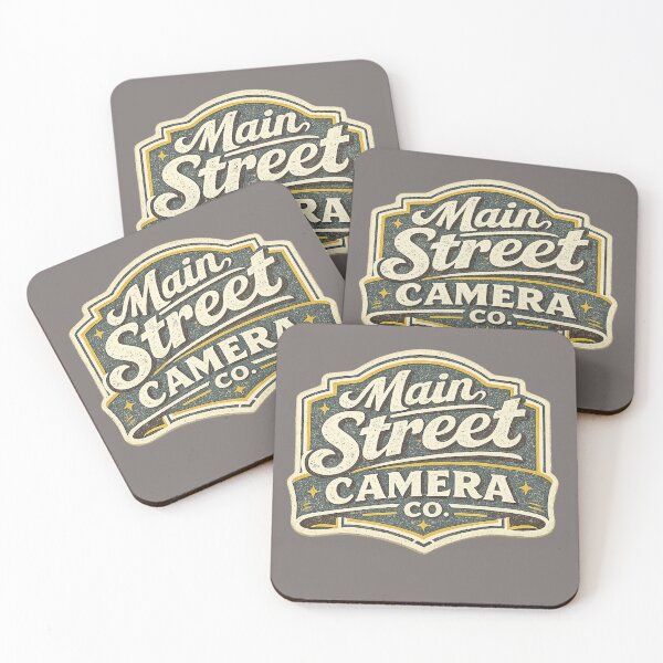Item preview, Logotipo de la tienda vintage de Main Street Camera Co. designed and sold by Golden Era Studio.