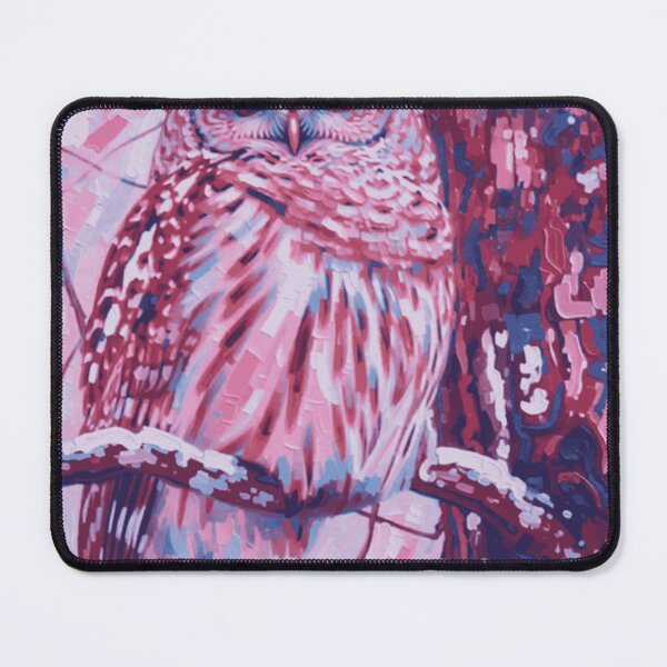 Item preview, Impressionist Pink Spotted Owl designed and sold by VividVortey.