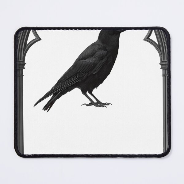 Item preview, Crow on Gothic Arch Frame designed and sold by IllumeInk.