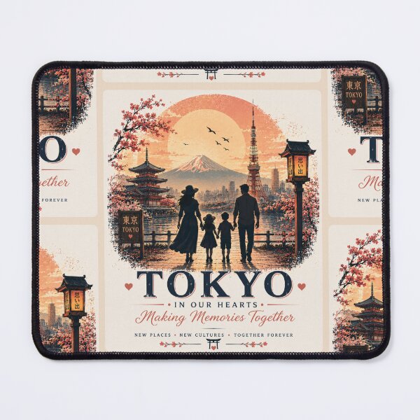 Item preview, Tokyo Family Memories Together In Our Hearts designed and sold by BagFactoryUK.