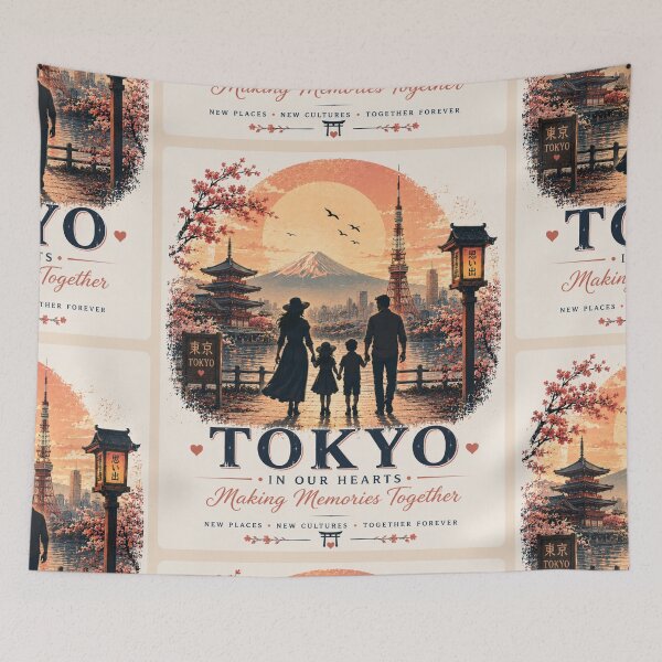 Item preview, Tokyo Family Memories Together In Our Hearts designed and sold by BagFactoryUK.