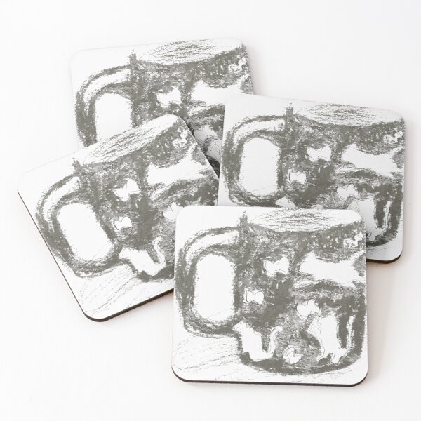 Item preview, Dark Abstract Mug Charcoal designed and sold by StudioPulser.