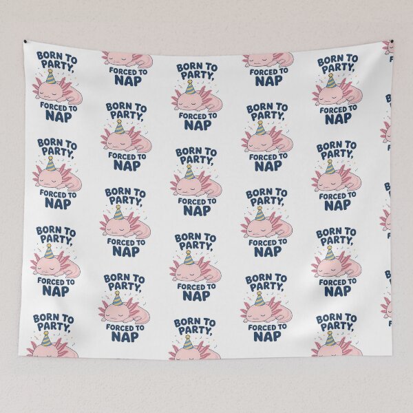 Item preview, Cute Axolotl Wearing Party Hat, Isolated designed and sold by RGShirtWorks.
