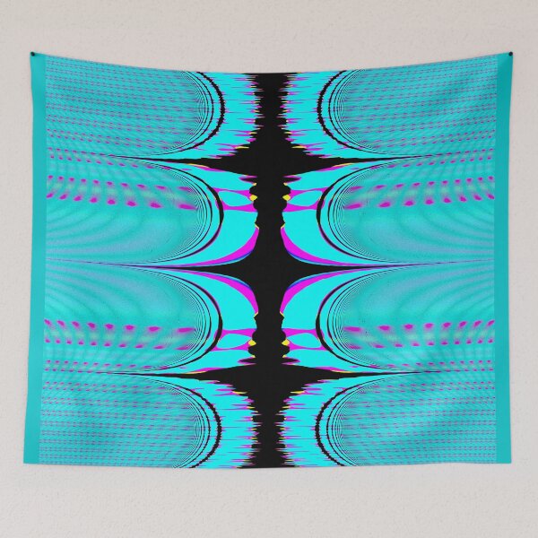 Item preview, Abstract Pattern "Turquoise Clouds" designed and sold by Gluecknika.