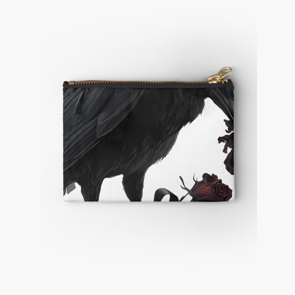 Item preview, Crow with Wilting Bouquet designed and sold by IllumeInk.