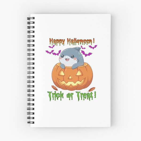Item preview, Cute Shark Pumpkin Halloween designed and sold by Nature's Chibis.