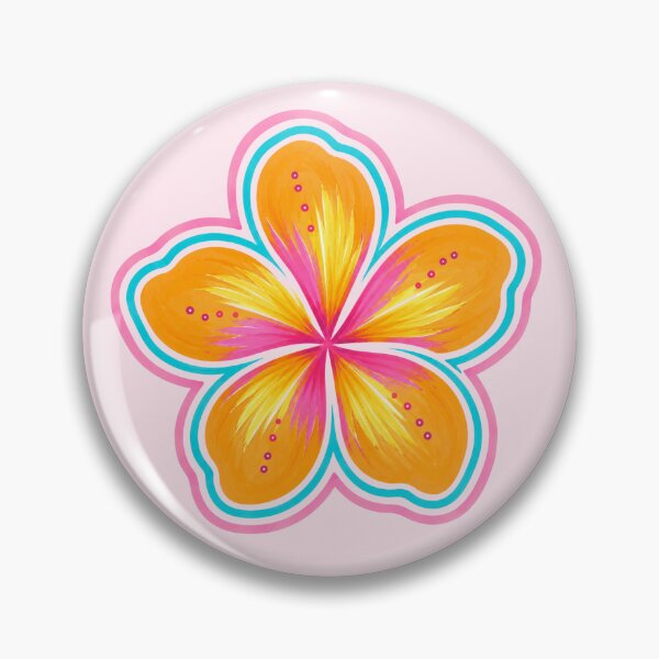Item preview, Tropical Plumeria Flower Illustration | Vibrant Frangipani Floral Art | Hawaiian Bloom Design designed and sold by vitag.