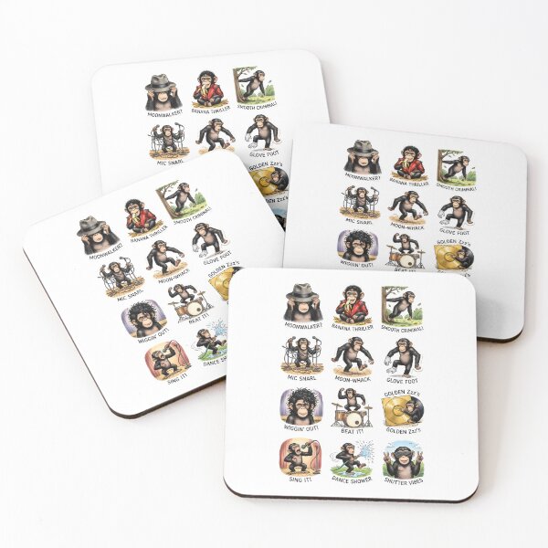 Item preview, Bubbles the Chimp Takes Over! - StickerPack designed and sold by Dhenin Studio.