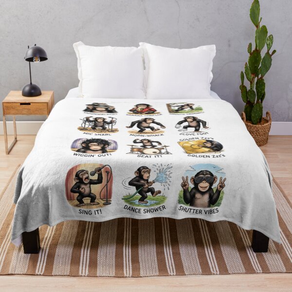 Item preview, Bubbles the Chimp Takes Over! - StickerPack designed and sold by Dhenin Studio.