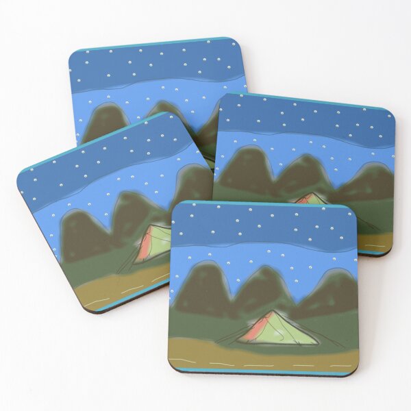 Item preview, Starry Night Mountain Camping designed and sold by EldritchArty.
