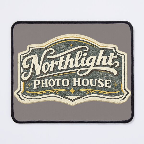 Item preview, Northlight Photo House Vintage Photography Logo designed and sold by Golden Era Studio.
