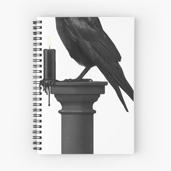 Item preview, Crow on Pedestal with Candle designed and sold by IllumeInk.