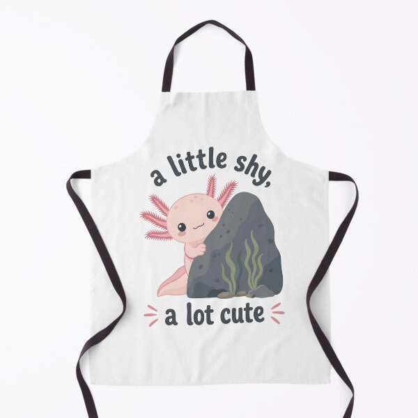 Item preview, Cute Axolotl Peeking Behind Rock, Transparent Background designed and sold by RGShirtWorks.
