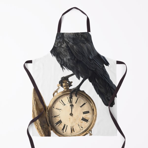 Item preview, Raven with Pocket Watch designed and sold by IllumeInk.