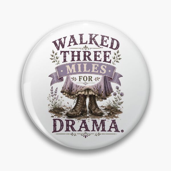 Item preview, Pride and Prejudice Walked Three Miles For Drama Vintage Art designed and sold by Fenay Designs.