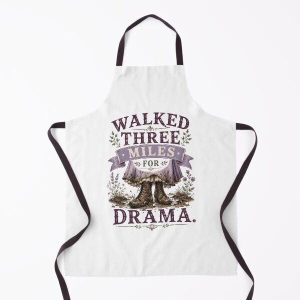Item preview, Pride and Prejudice Walked Three Miles For Drama Vintage Art designed and sold by Fenay Designs.